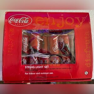 Coca-Cola Red Can String Lights